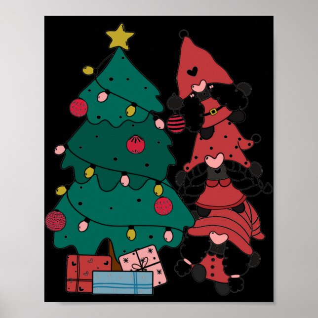 Christmas Gnomes Toddler T Shirt  Poster (Framsidan)