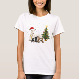 Christmas Goat Tee – Rustic Nature