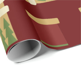 Christmas Gold, Red, Green Socks Presentpapper