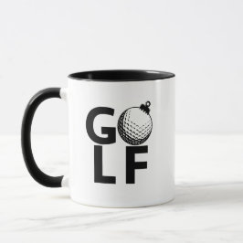 Christmas Golf Ornament Mugg