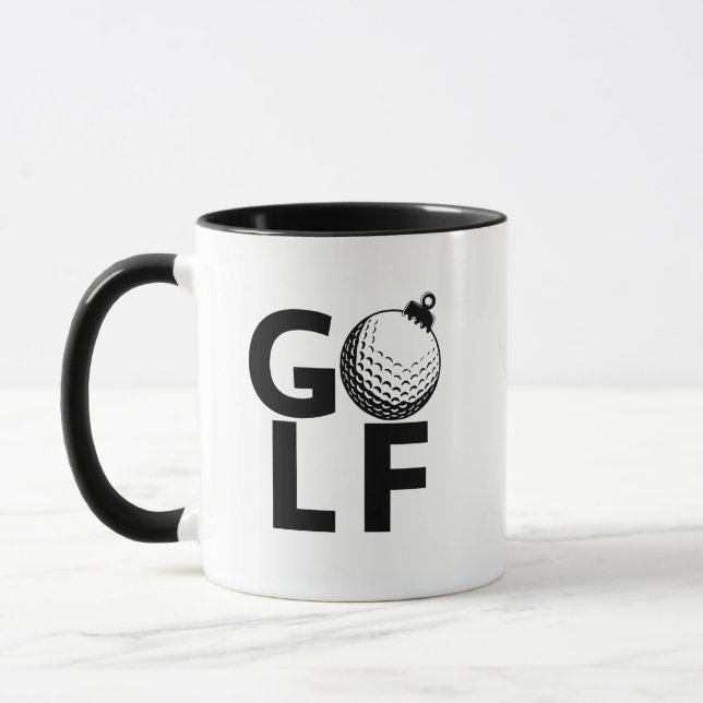 Christmas Golf Ornament Mugg (Vänster)