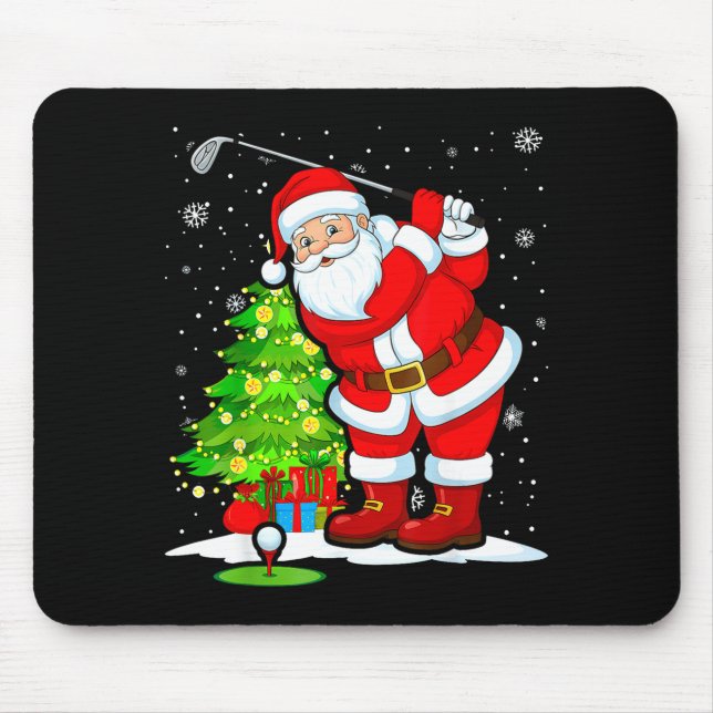 Christmas Golf Santa Golfer Xmas Funny Christmas G Musmatta (Framsidan)