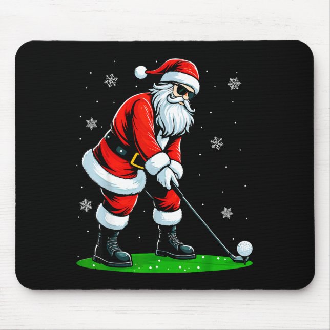 Christmas Golf Santa Golfer Xmas Funny Christmas G Musmatta (Framsidan)