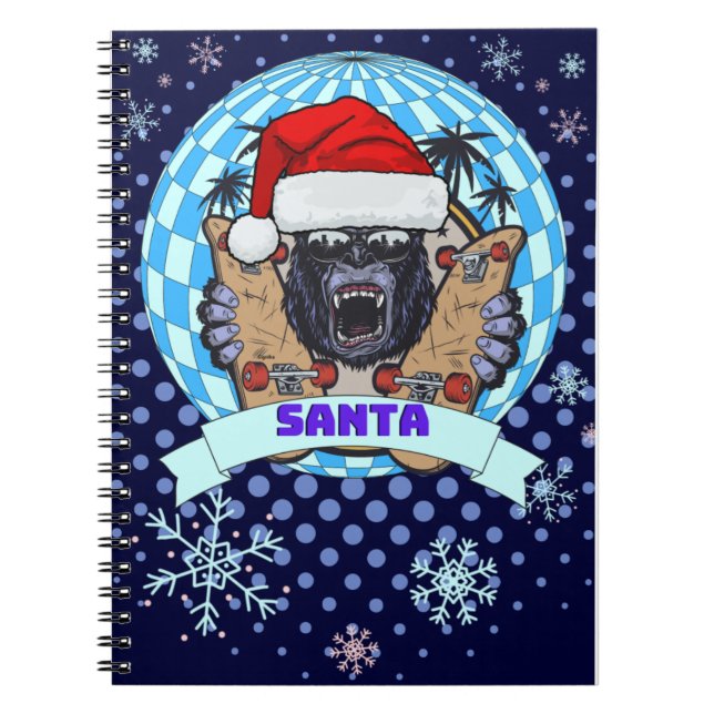 christmas gorilla anteckningsbok (Framsidan)
