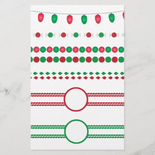 christmas gräns ram helgdag brevpapper