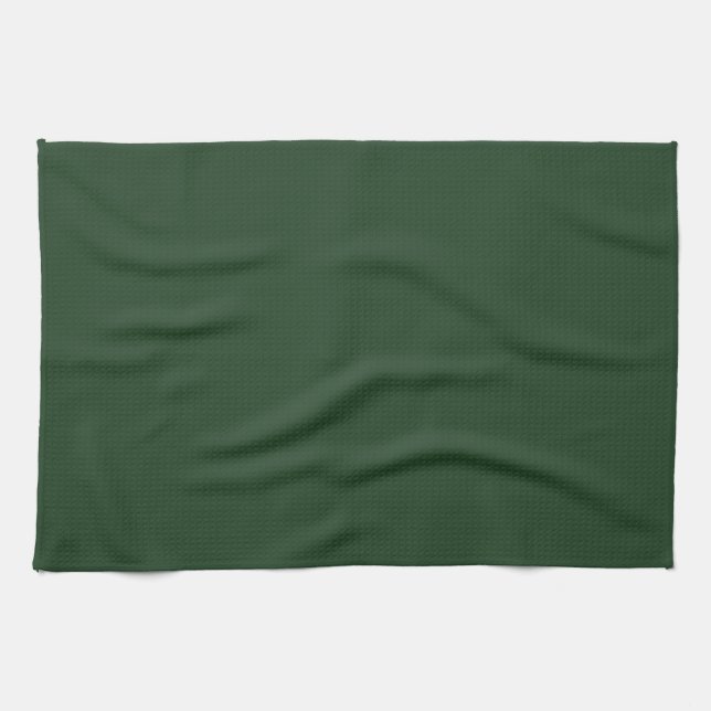 Christmas Green, Holiday Green, Solid Green,  Kökshandduk (Horisontell)