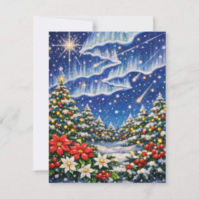 Christmas greeting★ anteckningskort (Framsida)