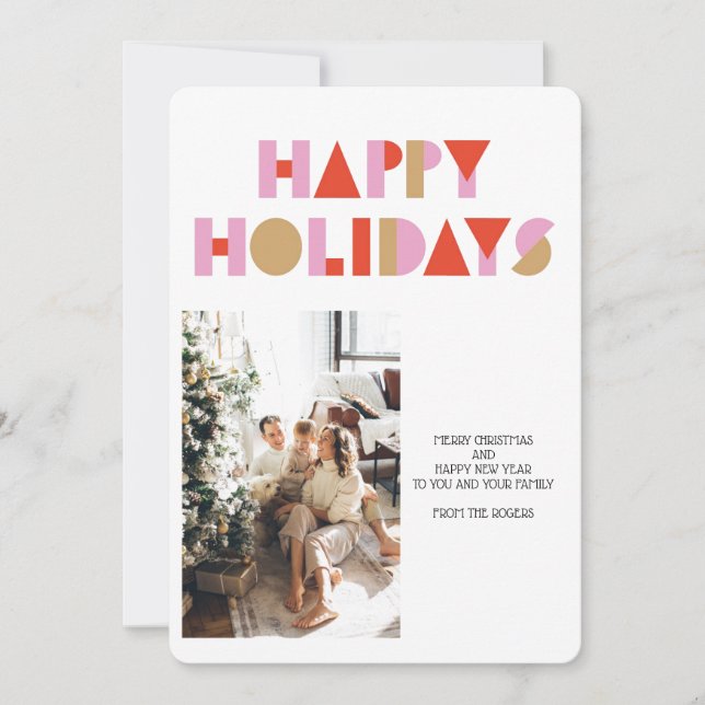 CHRISTMAS GREETING CARD,INSTANT NEDLADDNING INBJUDNINGAR (Framsida)