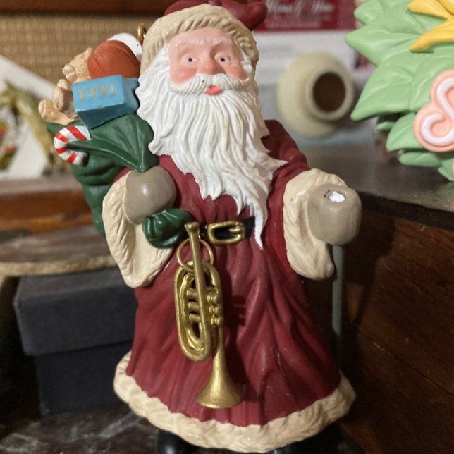 Christmas Greeting Card with Santa Kort (Skapare uppladdad)