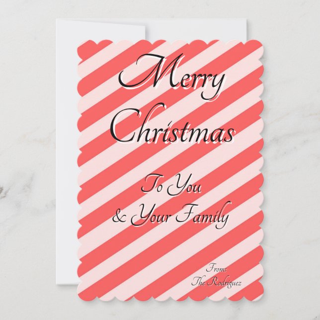 CHRISTMAS GREETINGS CARD INBJUDNINGAR (Framsida)