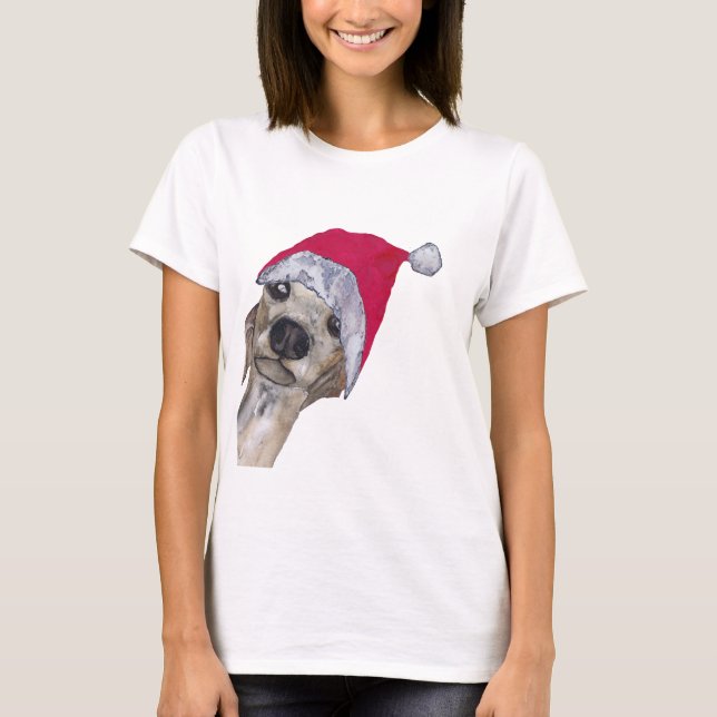 CHRISTMAS GREYHOUND! TEE SHIRT (Framsida)