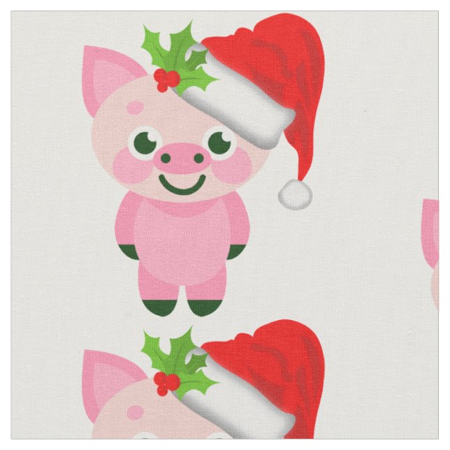 christmas gris jultomten tyg (Närbild)