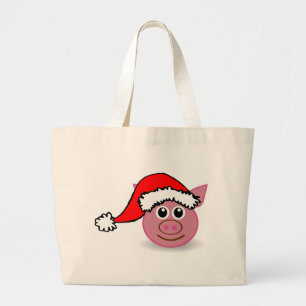 christmas gris jumbo tygkasse