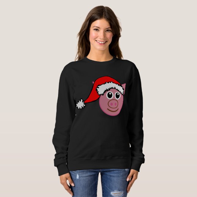 christmas gris livens sweatshirt tee shirt (Hel framsida)