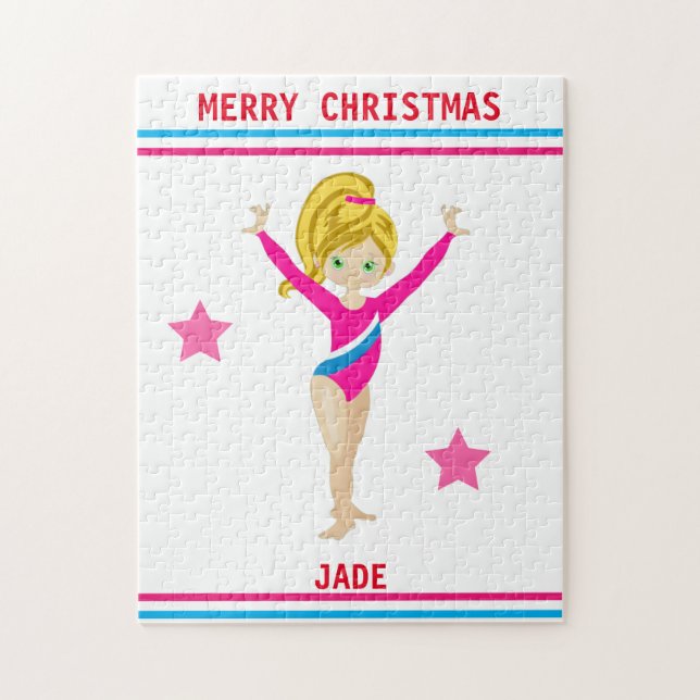CHRISTMAS GYMNASTICS PUZZLE FOR GIRLS PERSONLIG PUSSEL (Vertikal)