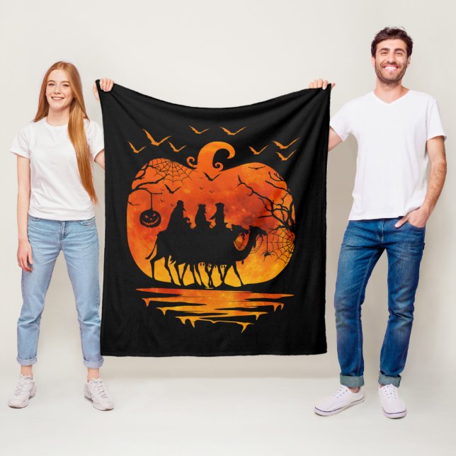 CHRISTMAS HALLOWEEN COSTUME PUMPKIN CHRISTMAS GIFT FLEECEFILT (På plats)