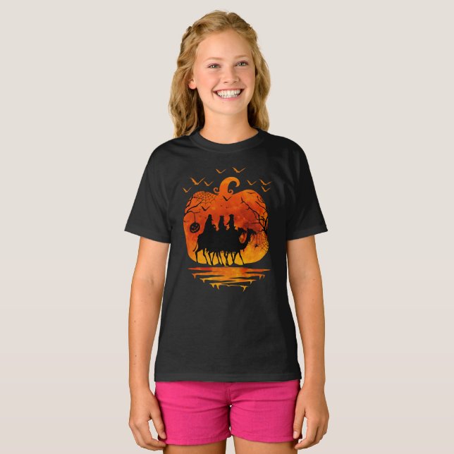 CHRISTMAS HALLOWEEN COSTUME PUMPKIN CHRISTMAS GIFT T SHIRT (Hel framsida)