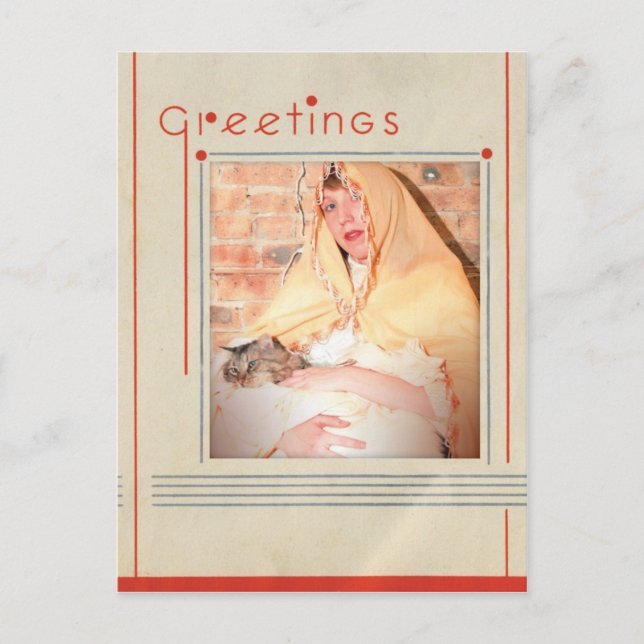 christmas helg vykort (Framsida)