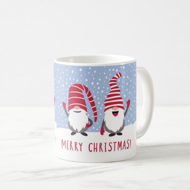 **CHRISTMAS HELGDAG GNOMES** KAFFEMUGG (Framsida höger)