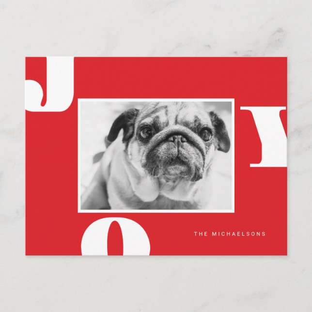 CHRISTMAS HELGDAG PHOTO | Julglädjen Vykort (Framsida)