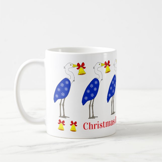 Christmas Herons Mug Kaffemugg (Vänster)