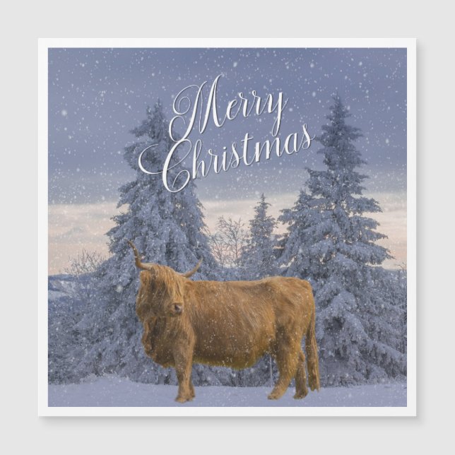 CHRISTMAS HIGHLAND COW (Framsida)