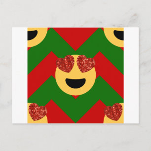 christmas hjärta öga emoji helg vykort