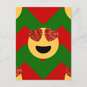 christmas hjärta öga emoji helg vykort