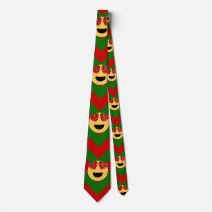 christmas hjärta öga emoji slips