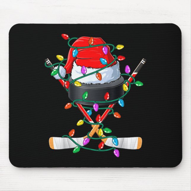 Christmas Hockey Xmas Santa Srts Hat Ball Kids Boy Musmatta (Framsidan)