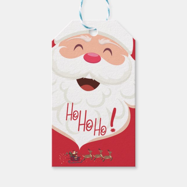 christmas hoho presentetikett (Framsidan)