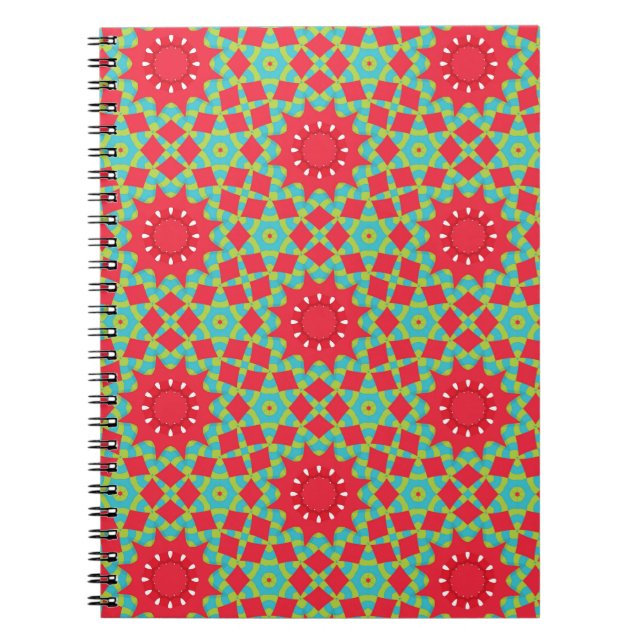 Christmas Holiday Charm Pattern  Anteckningsbok (Framsidan)