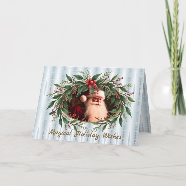 Christmas Holiday Greetings Kort (Framsida)