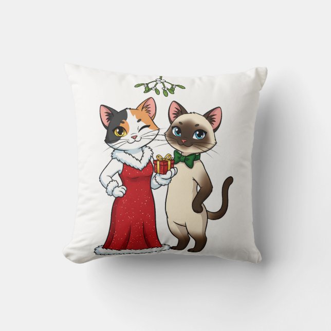 Christmas Holiday Love & Gifts Kudde (Framsida)