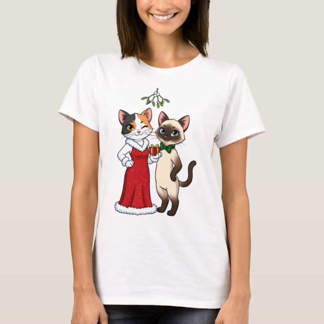Christmas Holiday Love & Gifts T Shirt (Framsida)