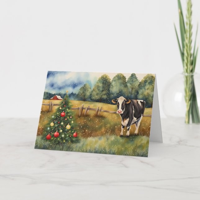 Christmas Holiday Seasons Greetings From Our House Kort (Framsida)