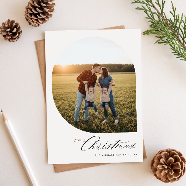 Christmas Holiday Wish With Photo Holiday Card Julkort (Skapare uppladdad)