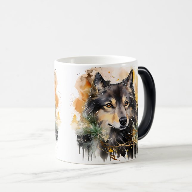 Christmas Holiday Wrap Magisk Mugg (Framsida höger)