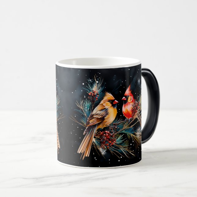 Christmas Holiday Wrap Magisk Mugg (Framsida höger)