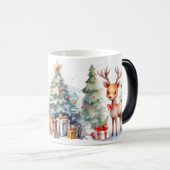 Christmas Holiday Wrap Magisk Mugg (Framsida höger)