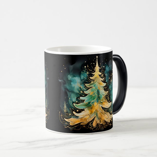 Christmas Holiday Wrap Magisk Mugg (Framsida höger)