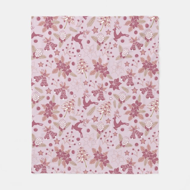 Christmas holidays fleecefilt (Framsidan)