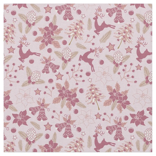 Christmas holidays tyg (Närbild)