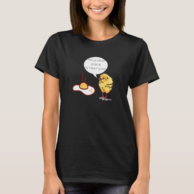 Christmas Holy Crap Steve is That You Xmas Party T Shirt (Framsida)
