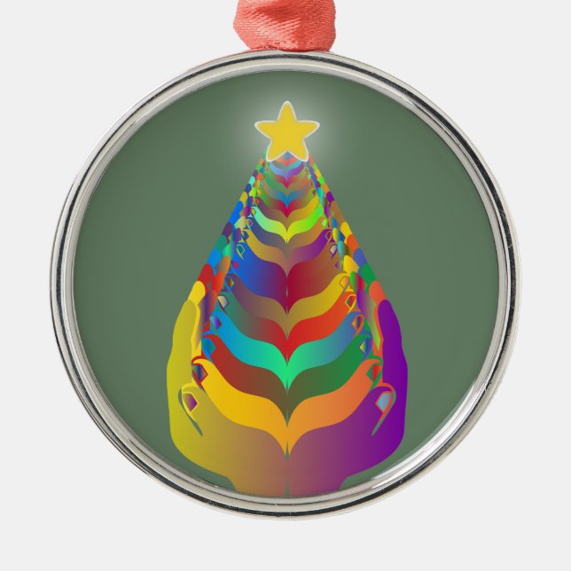 Christmas Hope and Togetherness Julgransprydnad Metall (Framsidan)