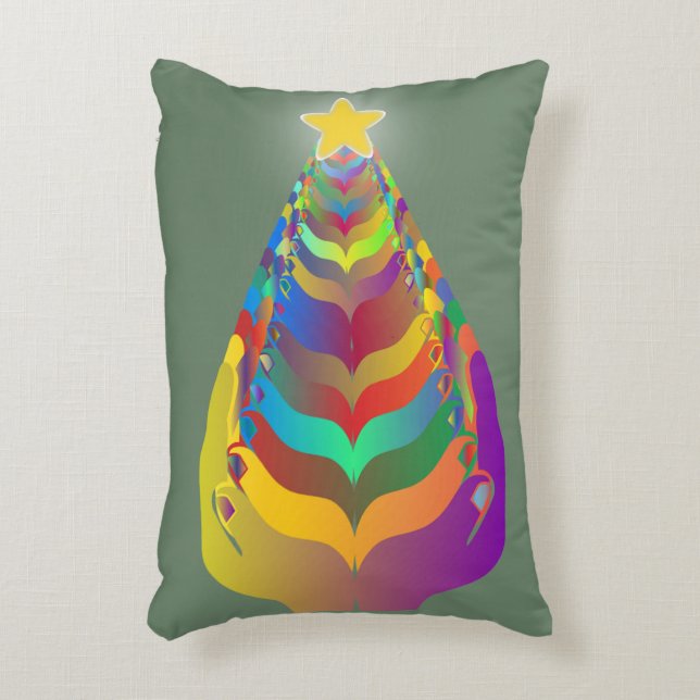 Christmas Hope and Togetherness Prydnadskudde (Framsidan(Vertikal))