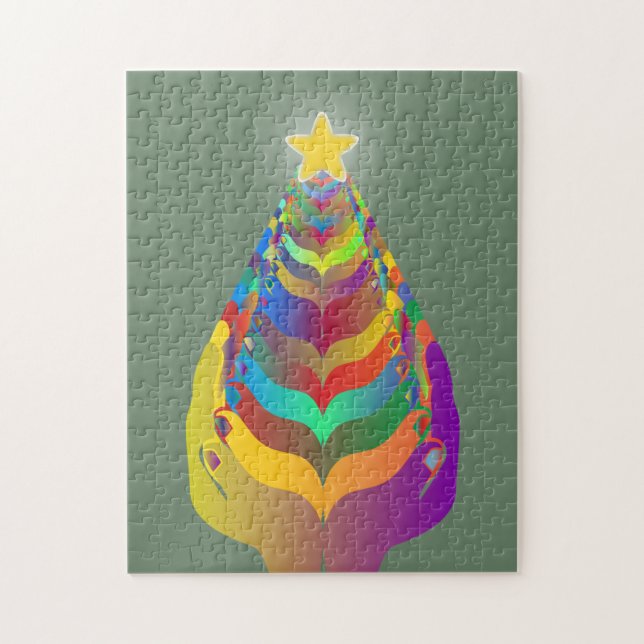 Christmas Hope and Togetherness Pussel (Vertikal)