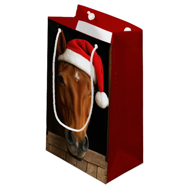 Christmas Horse In Stable Window (Framsidan Vinklad)