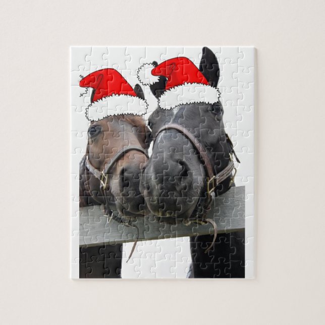 Christmas Horses Pussel (Vertikal)