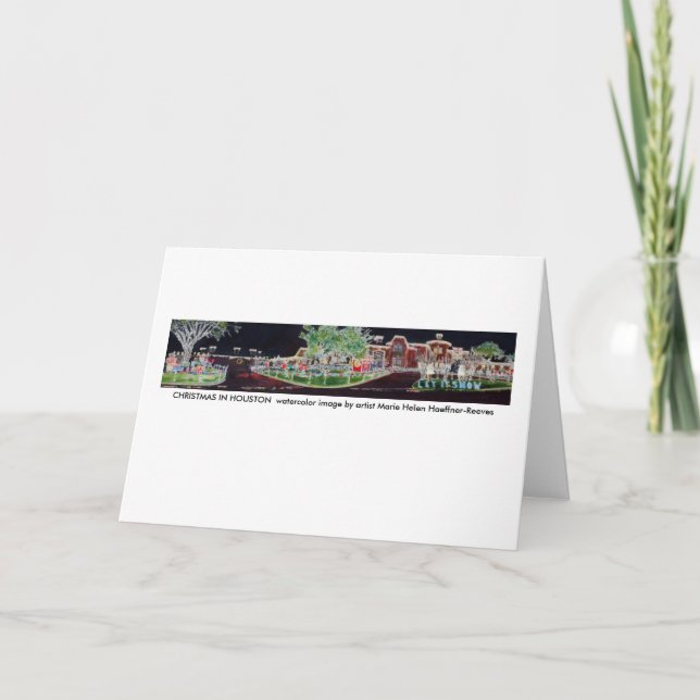 CHRISTMAS I HOUSTON HELGKORT (Framsida)